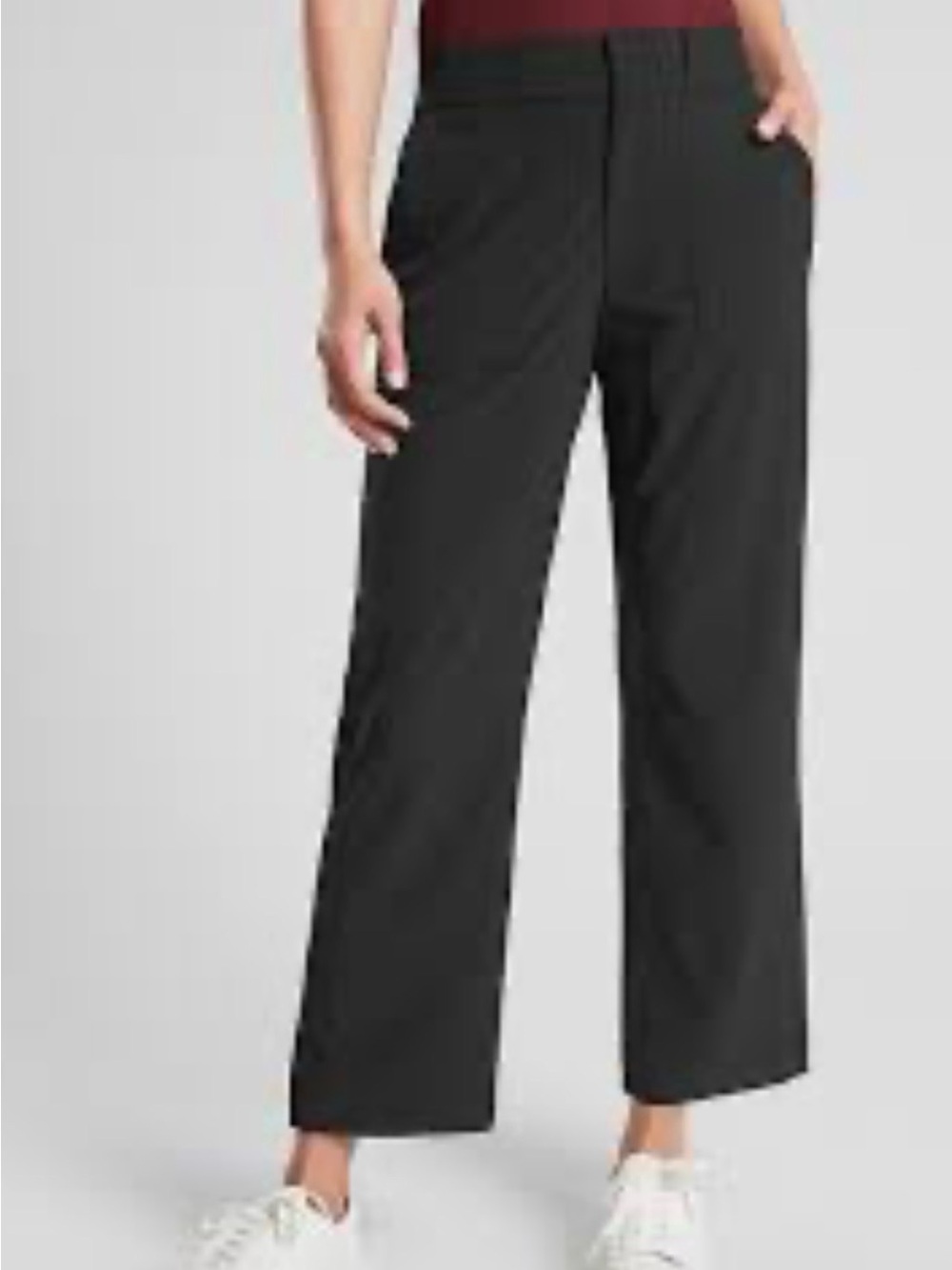 Athleta Black Wide-Leg Pants